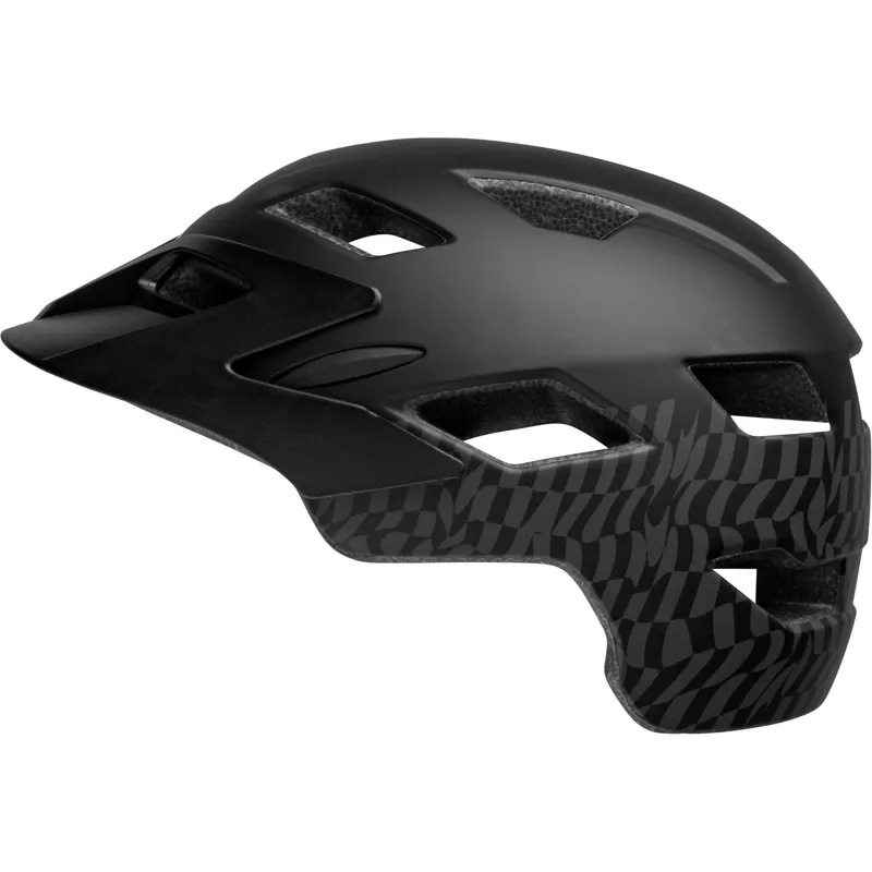 Bell Sidetrack Child Helmet - 47-54cm - Wavy Checks/Matte Black 4 Bell Sidetrack Child Helmet - 47-54cm - Wavy Checks/Matte Black - Image 2