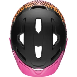 Bell Sidetrack Child Helmet - 47-54cm - Wavy Checks/Matte Pink -CycloPro Shop BEH71584916