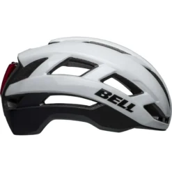 Bell Falcon XR LED Mips Road Helmet - White/Black -CycloPro Shop BEHFAXRLEDM 58681 03