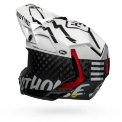Bell Full-10 Spherical MIPS Full Face Helmet - White/Black Fasthouse -CycloPro Shop BEHFUL10SPH 58705 04
