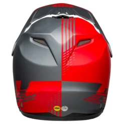 Bell Full-9 Fusion Mips Full Face Helmet - Louver Grey/Red -CycloPro Shop BEHFUL9FLOUVERMATGRYRE 3