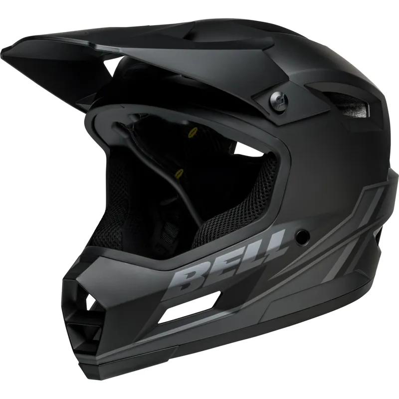 Bell Sanction 2 DLX Mips Full Face Helmet - Deft Black/White 5 Bell Sanction 2 DLX Mips Full Face Helmet - Deft Black/White - Image 3