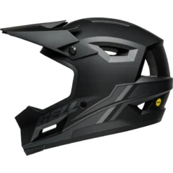 Bell Sanction 2 DLX Mips Full Face Helmet - Alpine Black -CycloPro Shop BEHSANC2M 60567 01