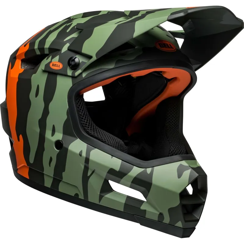 Bell Sanction 2 DLX Mips Full Face Helmet - Ravine Green/Orange 8 Bell Sanction 2 DLX Mips Full Face Helmet - Ravine Green/Orange - Image 6