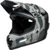 Bell Sanction 2 DLX Mips Full Face Helmet - Deft Black/White -CycloPro Shop BEHSANC2M 60571