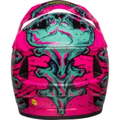 Bell Sanction 2 DLX Mips Full Face Helmet - Bonehead Pink -CycloPro Shop BEHSANC2M 60573 02
