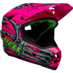 Bell Sanction 2 DLX Mips Full Face Helmet - Bonehead Pink -CycloPro Shop BEHSANC2M 60573 04