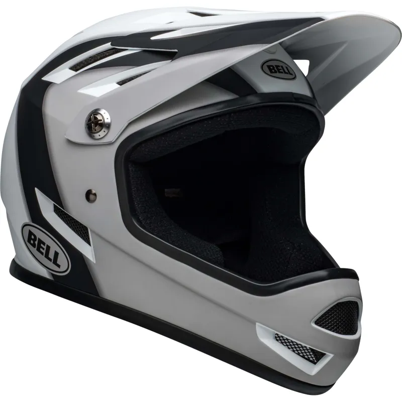Bell Sanction Full Face Helmet - Matt Black/White 3 Bell Sanction Full Face Helmet - Matt Black/White