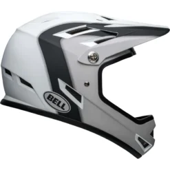 Bell Sanction Full Face Helmet - Matt Black/White 10 Bell Sanction Full Face Helmet - Matt Black/White -CycloPro Shop BEHSANCMATBLK 2