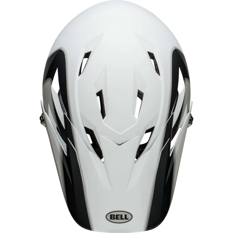 Bell Sanction Full Face Helmet - Matt Black/White 7 Bell Sanction Full Face Helmet - Matt Black/White - Image 5