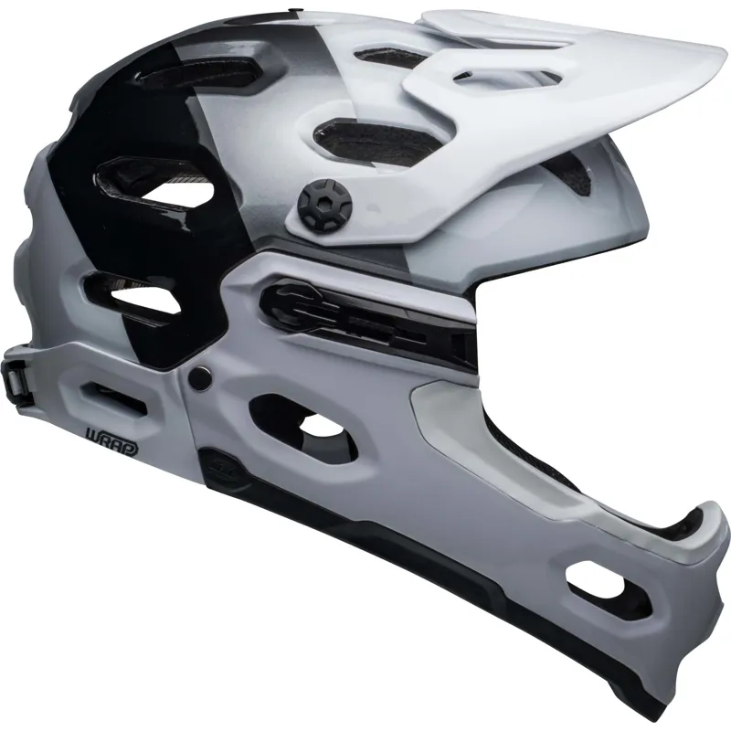Bell Super 3R MIPS Full Face Helmet - White/Black 8 Bell Super 3R MIPS Full Face Helmet - White/Black - Image 6