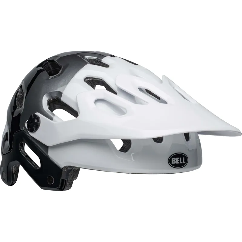 Bell Super 3R MIPS Full Face Helmet - White/Black 9 Bell Super 3R MIPS Full Face Helmet - White/Black - Image 7
