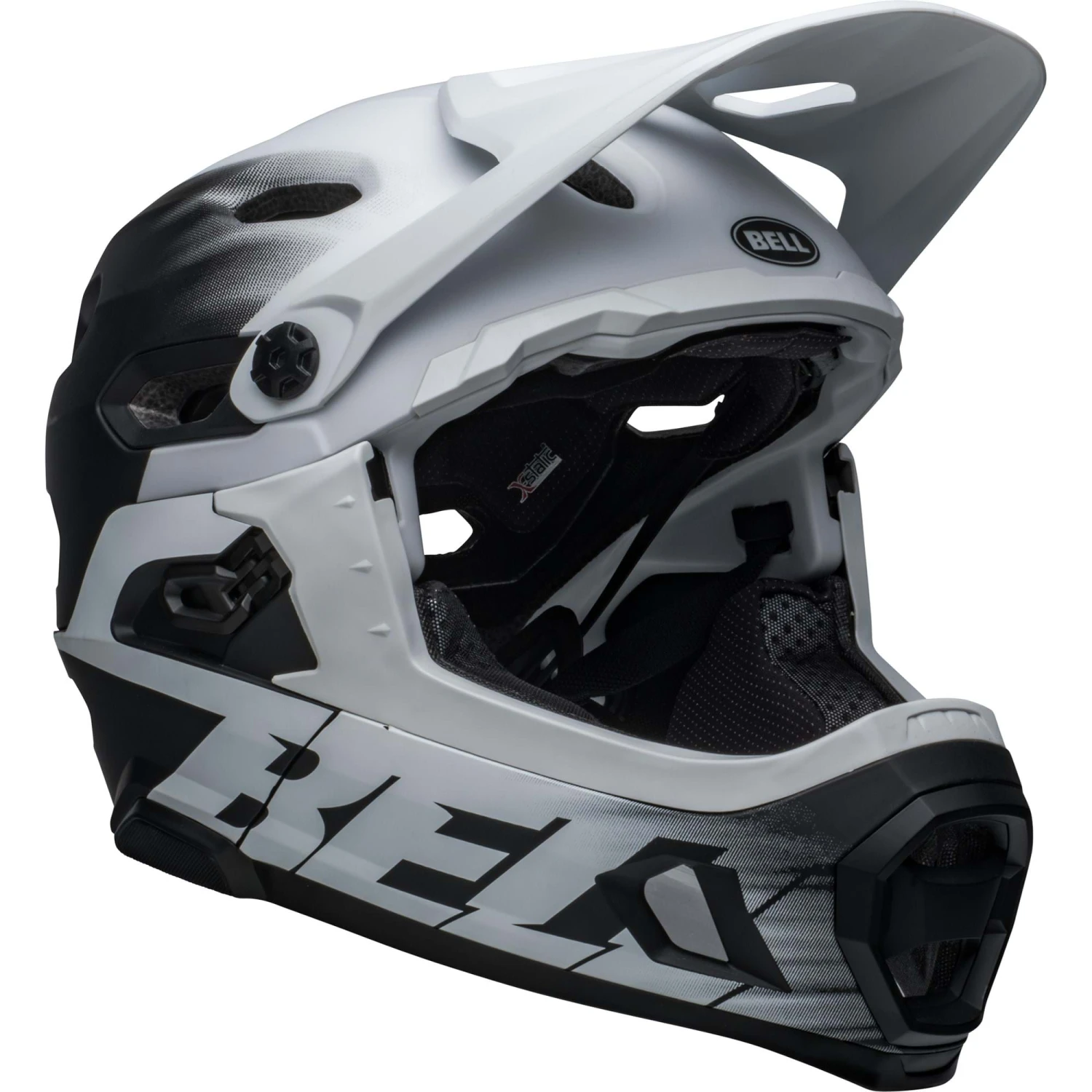 Bell Super DH MIPS Full Face Helmet - Matt/Gloss Black/White 7 Bell Super DH MIPS Full Face Helmet - Matt/Gloss Black/White - Image 5