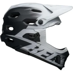 Bell Super DH MIPS Full Face Helmet - Matt Black/White -CycloPro Shop BEHSUDHMATBLK 3