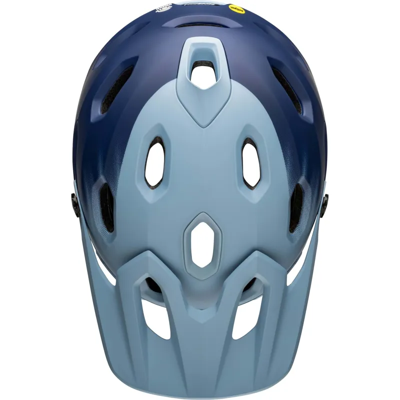 Bell Super DH MIPS Full Face Helmet - Matt Light Blue/Navy 3 Bell Super DH MIPS Full Face Helmet - Matt Light Blue/Navy
