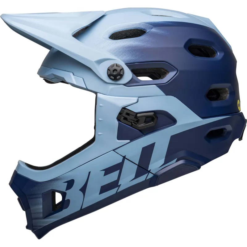 Bell Super DH MIPS Full Face Helmet - Matt Light Blue/Navy 10 Bell Super DH MIPS Full Face Helmet - Matt Light Blue/Navy - Image 8
