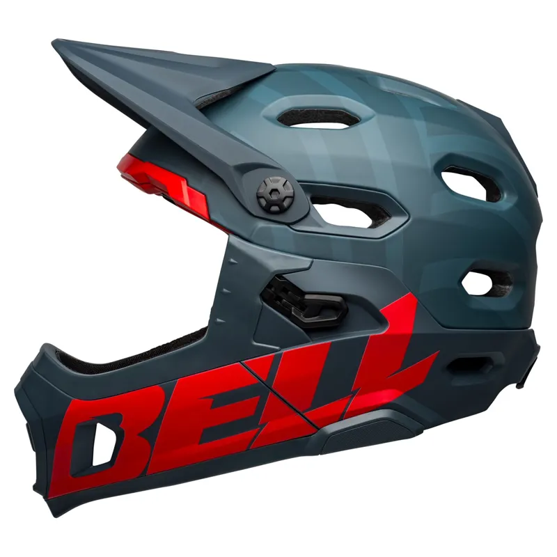 Bell Super DH MIPS Full Face MTB Helmet - Prime Blue/Crimson 6 Bell Super DH MIPS Full Face MTB Helmet - Prime Blue/Crimson - Image 4