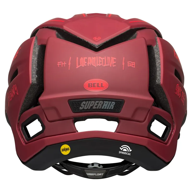 Bell Super Air Mips MTB Helmet - Fasthouse Red/Black 10 Bell Super Air Mips MTB Helmet - Fasthouse Red/Black - Image 8