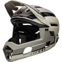 Bell Super Air R MIPS Full Face Helmet - Matt Black/White -CycloPro Shop BEHSUPAIRRMATCEMENTGRY1 2 1