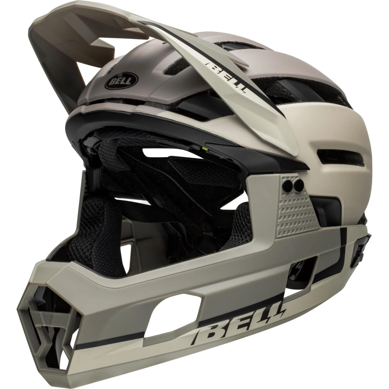 Bell Super Air R Mips Full Face Helmet - Matte/Gloss Grey/Black Fasthouse 3 Bell Super Air R Mips Full Face Helmet - Matte/Gloss Grey/Black Fasthouse