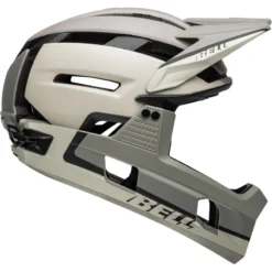 Bell Super Air R Mips Full Face Helmet - Matte Cement Grey -CycloPro Shop BEHSUPAIRRMATCEMENTGRY4 2