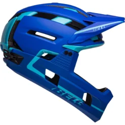 Bell Super Air R MIPS Full Face Helmet - Matt/Gloss Blue -CycloPro Shop BEHSUPAIRRMATGLSBLU 4