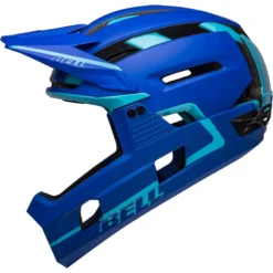 Bell Super Air R MIPS Full Face Helmet - Matt/Gloss Blue -CycloPro Shop BEHSUPAIRRMATGLSBLU 6
