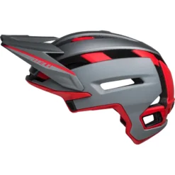 Bell Super Air R MIPS Full Face Helmet - Matt Grey/Red -CycloPro Shop BEHSUPAIRRMATGRYRED 2