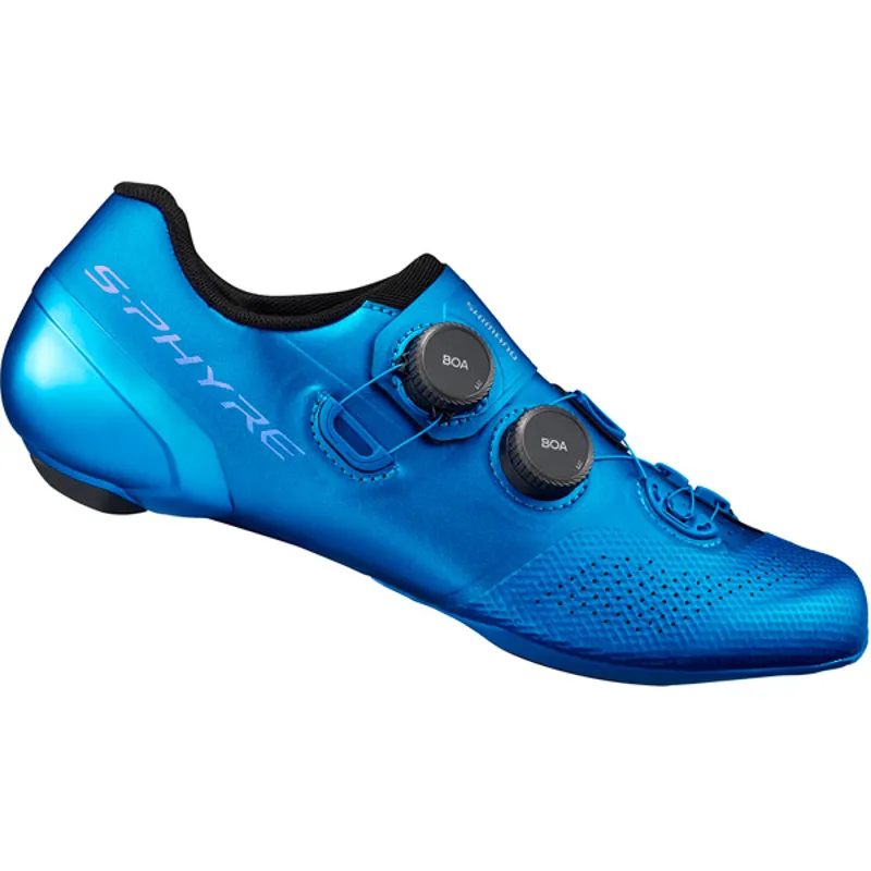 Shimano S-Phyre RC9 RC902 Men's Road Cycling Shoes - Blue 6 Shimano S-Phyre RC9 RC902 Men's Road Cycling Shoes - Blue - Image 4