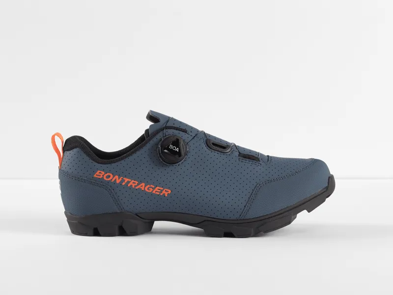 Bontrager Evoke MTB Shoes - Battleship Blue/Orange 3 Bontrager Evoke MTB Shoes - Battleship Blue/Orange