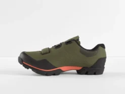 Bontrager Foray MTB Shoes - Olive Grey/Orange -CycloPro Shop BontragerForayMountain 34130 C Alt1