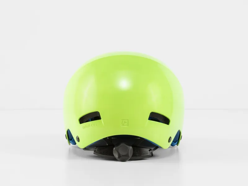 Bontrager Jet Wavecel Youth Helmet - Vis Green/Royal 5 Bontrager Jet Wavecel Youth Helmet - Vis Green/Royal - Image 3