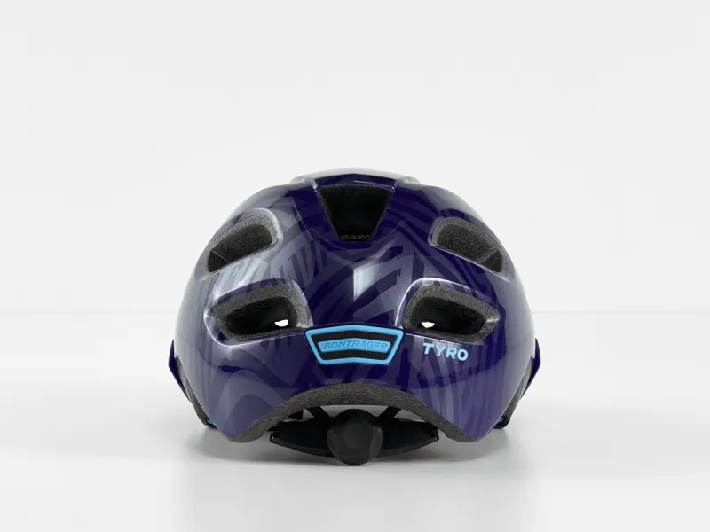 Bontrager Tyro Youth Helmet - Purple Abyss/Azure 3 Bontrager Tyro Youth Helmet - Purple Abyss/Azure