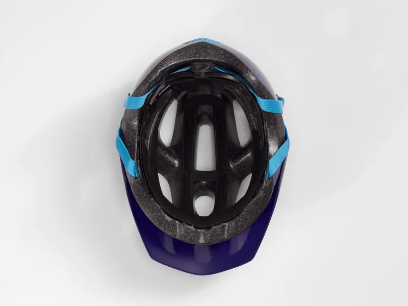 Bontrager Tyro Youth Helmet - Purple Abyss/Azure 5 Bontrager Tyro Youth Helmet - Purple Abyss/Azure - Image 3