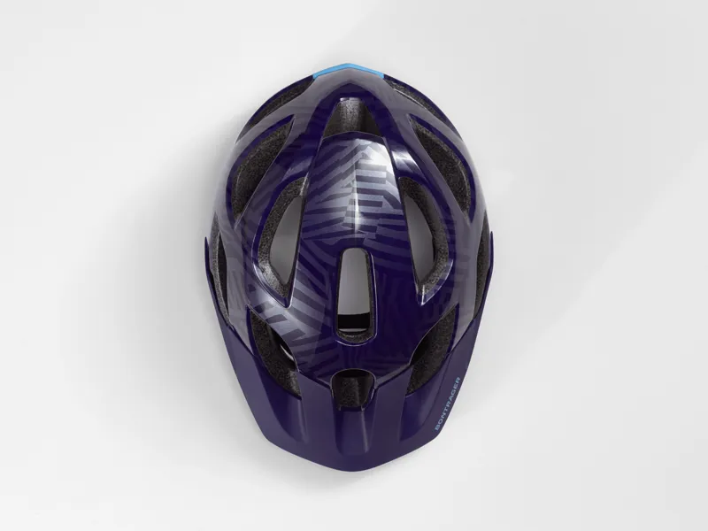 Bontrager Tyro Youth Helmet - Purple Abyss/Azure 11 Bontrager Tyro Youth Helmet - Purple Abyss/Azure - Image 9