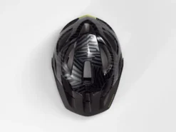 Bontrager Tyro Youth Helmet - Black/Radioactive Yellow -CycloPro Shop BontragerTyroYouthHelmetCE 31205 I Alt5