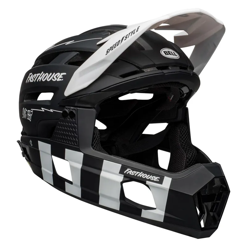 Bell Super Air R Mips Full Face Helmet - Fasthouse Black/White 15 Bell Super Air R Mips Full Face Helmet - Fasthouse Black/White - Image 13