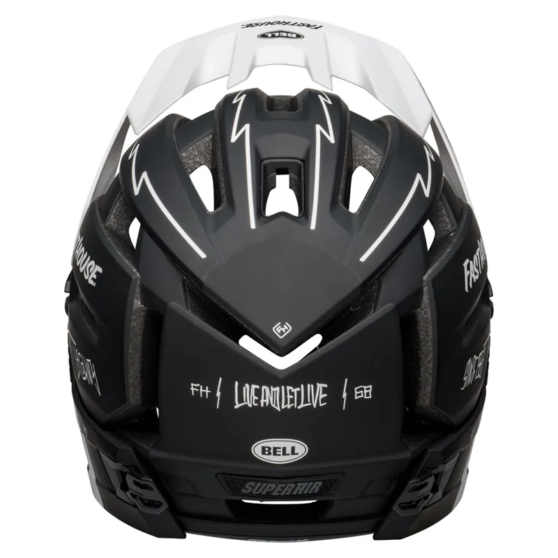 Bell Super Air R Mips Full Face Helmet - Fasthouse Black/White 8 Bell Super Air R Mips Full Face Helmet - Fasthouse Black/White - Image 6