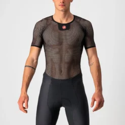 Castelli Core Mesh 3 Men's Short Sleeve Base Layer - Black