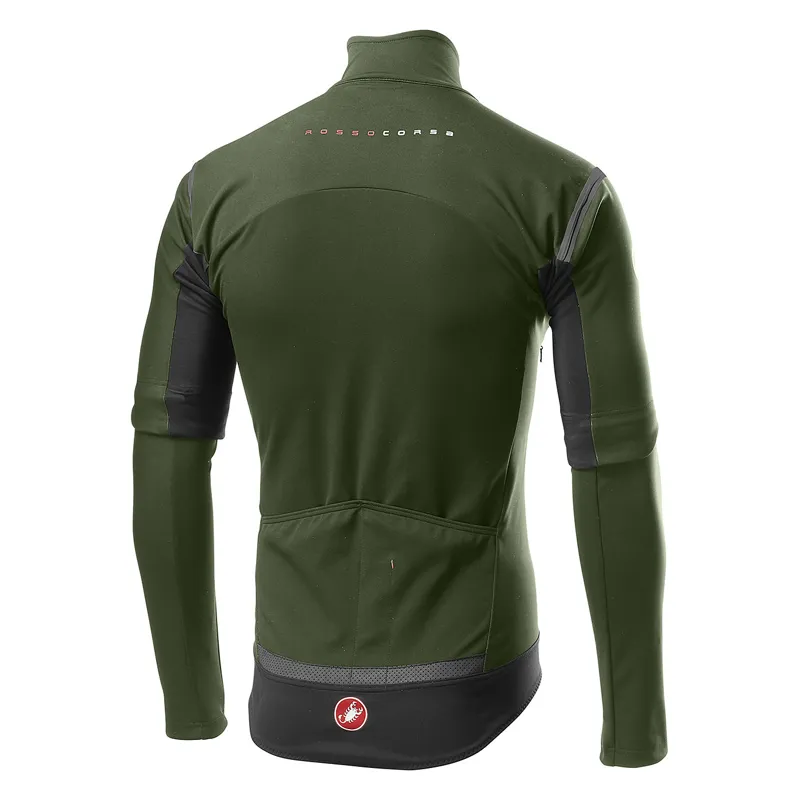 Castelli Perfetto RoS Men's Convertible Jacket - Military Green 4 Castelli Perfetto RoS Men's Convertible Jacket - Military Green - Image 2