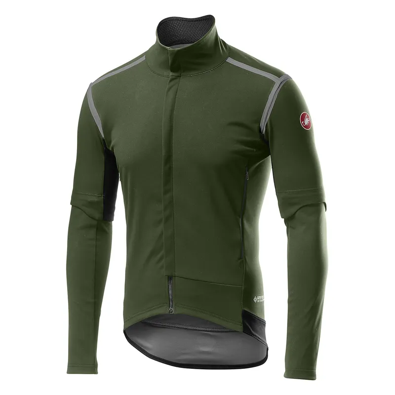 Castelli Perfetto RoS Men's Convertible Jacket - Military Green 5 Castelli Perfetto RoS Men's Convertible Jacket - Military Green - Image 3