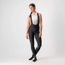 Castelli Velocissima Women's Cycling Bib Tights - Black/Teal Blue 11 Castelli Velocissima Women's Cycling Bib Tights - Black/Teal Blue -CycloPro Shop CS19544BLKGRNBLU