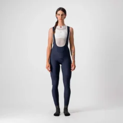 Castelli Velocissima Women's Cycling Bib Tights -Savile Blue/Soft Pink