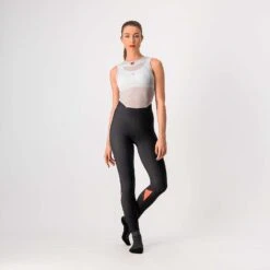 Castelli Velocissima Women's Cycling Tights - Black/Teal Blue 10 Castelli Velocissima Women's Cycling Tights - Black/Teal Blue -CycloPro Shop CS19545BLKBrilliantPNK 3