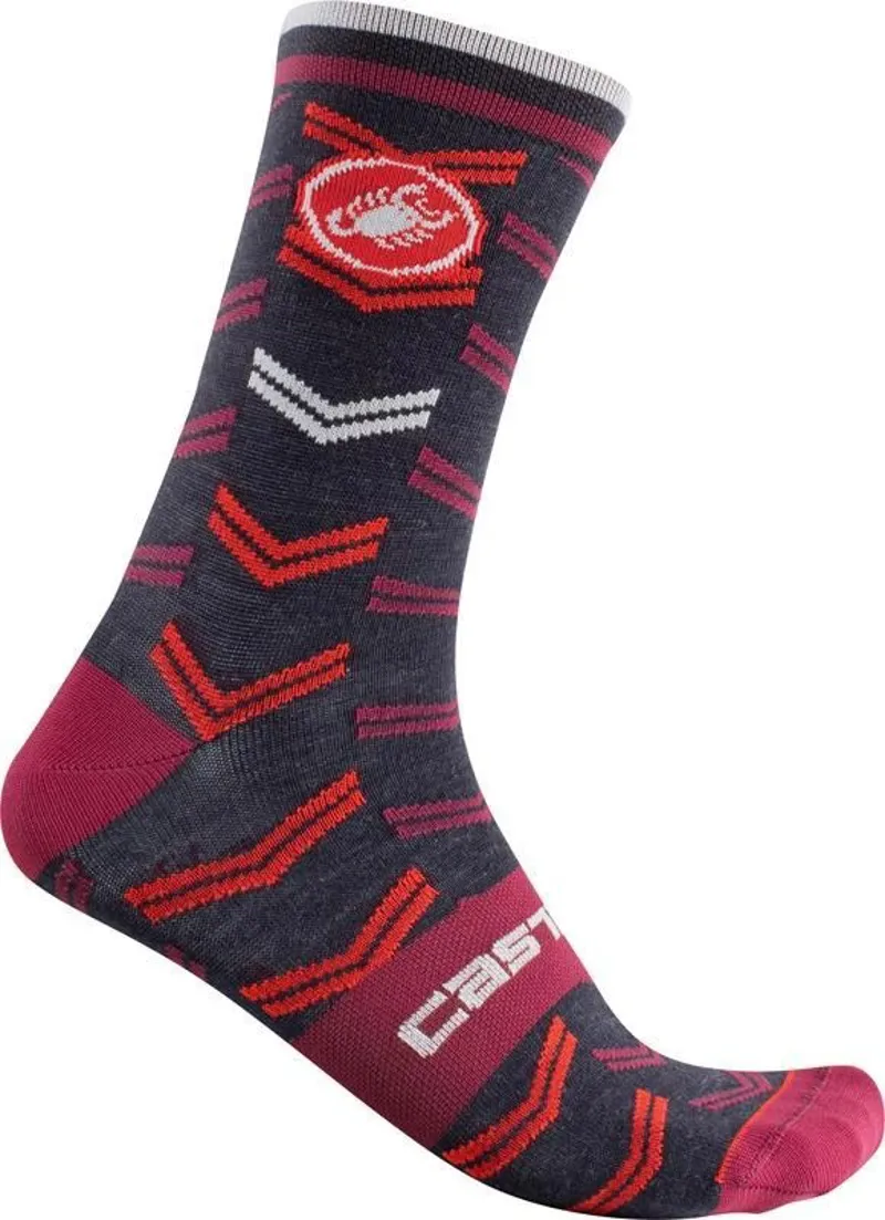 Castelli Transition 18 Socks - Savile Blue 4 Castelli Transition 18 Socks - Savile Blue - Image 2