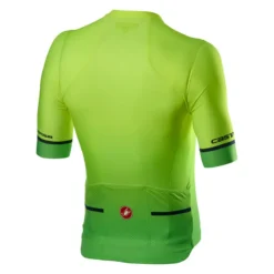 Castelli Aero Race 6.0 Short Sleeve Jersey - Yellow Fluo/Green Fluo -CycloPro Shop CS20011YELFluoGRNFluo 2