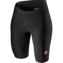 Castelli Velocissima 2 Womens Lycra Shorts - Black/Red