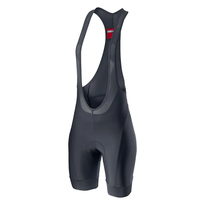 Castelli Prima Womens Bibshorts - Black/Dark Grey 6 Castelli Prima Womens Bibshorts - Black/Dark Grey - Image 4