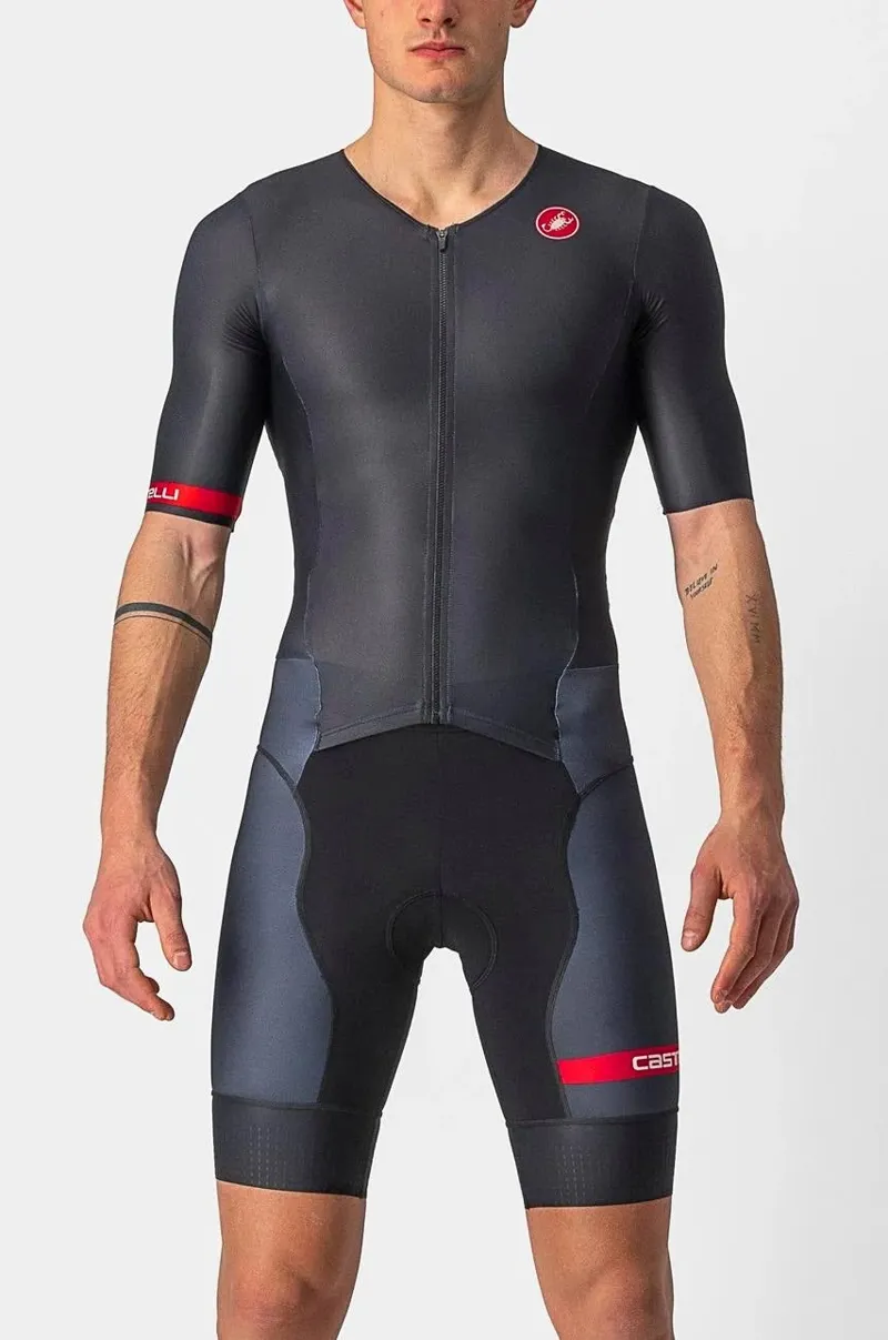 Castelli Free Sanremo 2 Men's Short Sleeve Tri Suit - Black 7 Castelli Free Sanremo 2 Men's Short Sleeve Tri Suit - Black - Image 5