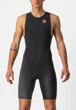 Castelli Core Spr-Oly Men's Sleeveless Tri Suit - Black -CycloPro Shop CS200940101 1